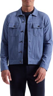 Bugatchi Knit Trucker Jacket
