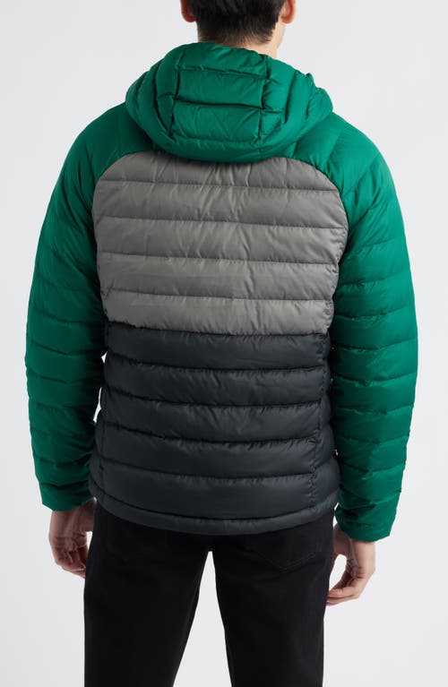 L.l.bean Beans 650 Fill Power Down Down Hooded Jacket In Green