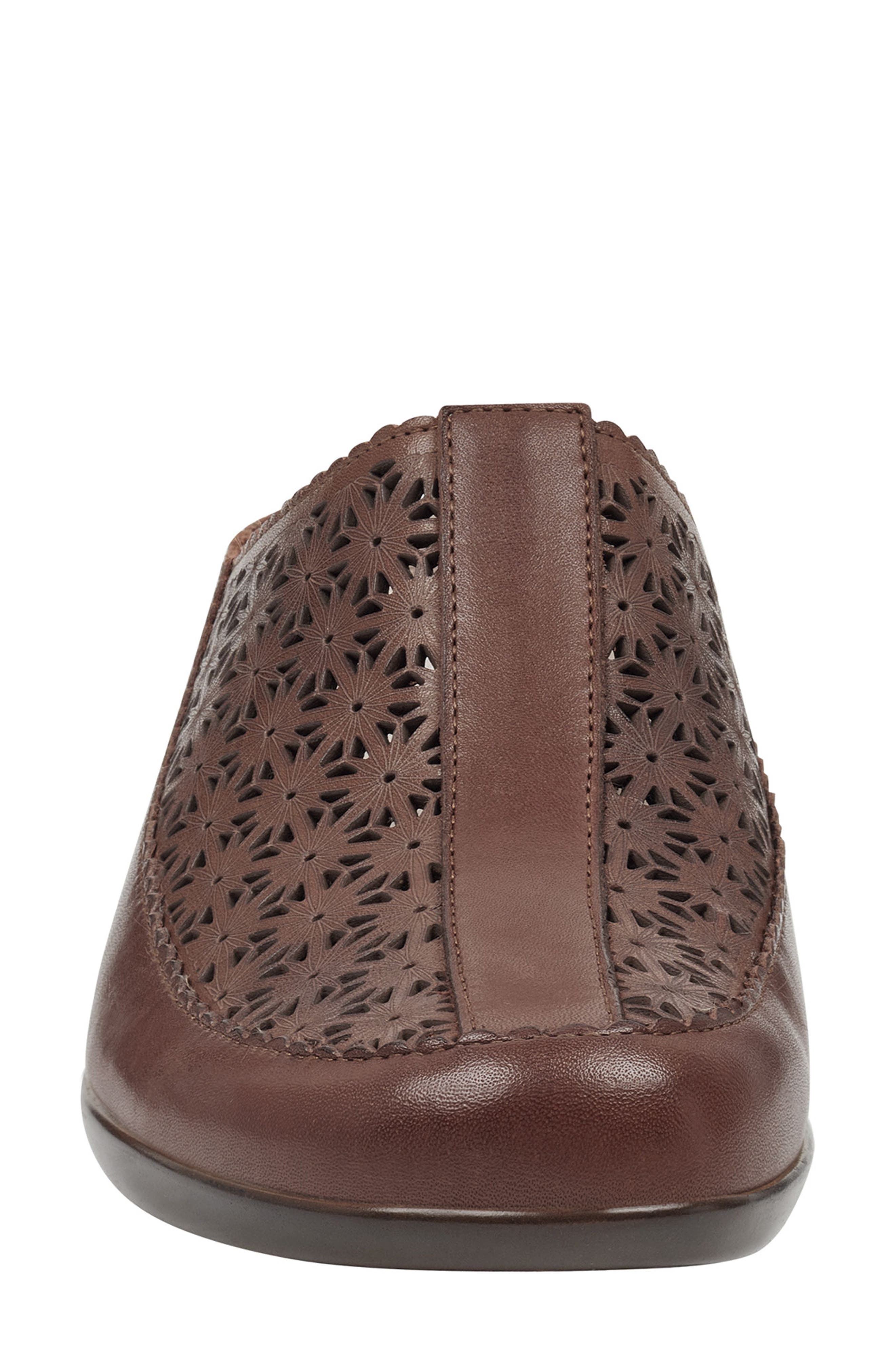 Dusk Clog, Alternate, color, DARK TAN LEATHER
