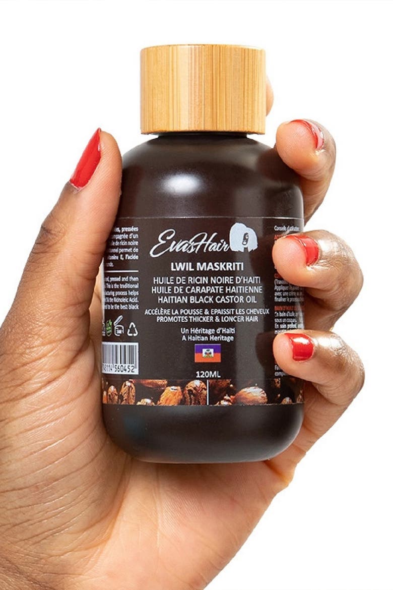Haitian Black Castor Oil, Alternate, color, Brown
