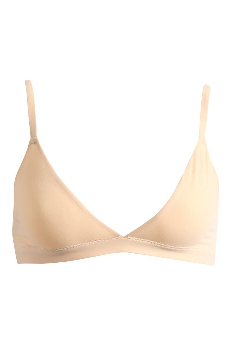 Fits Everybody Triangle Bralette, Alternate, color, SAND
