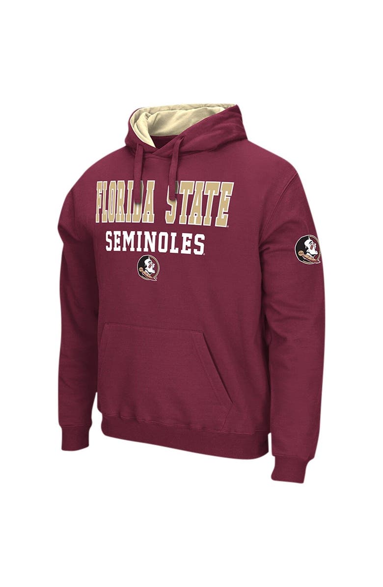 COLOSSEUM Men's Colosseum Garnet Florida State Seminoles Sunrise Pullover Hoodie, Alternate, color, 