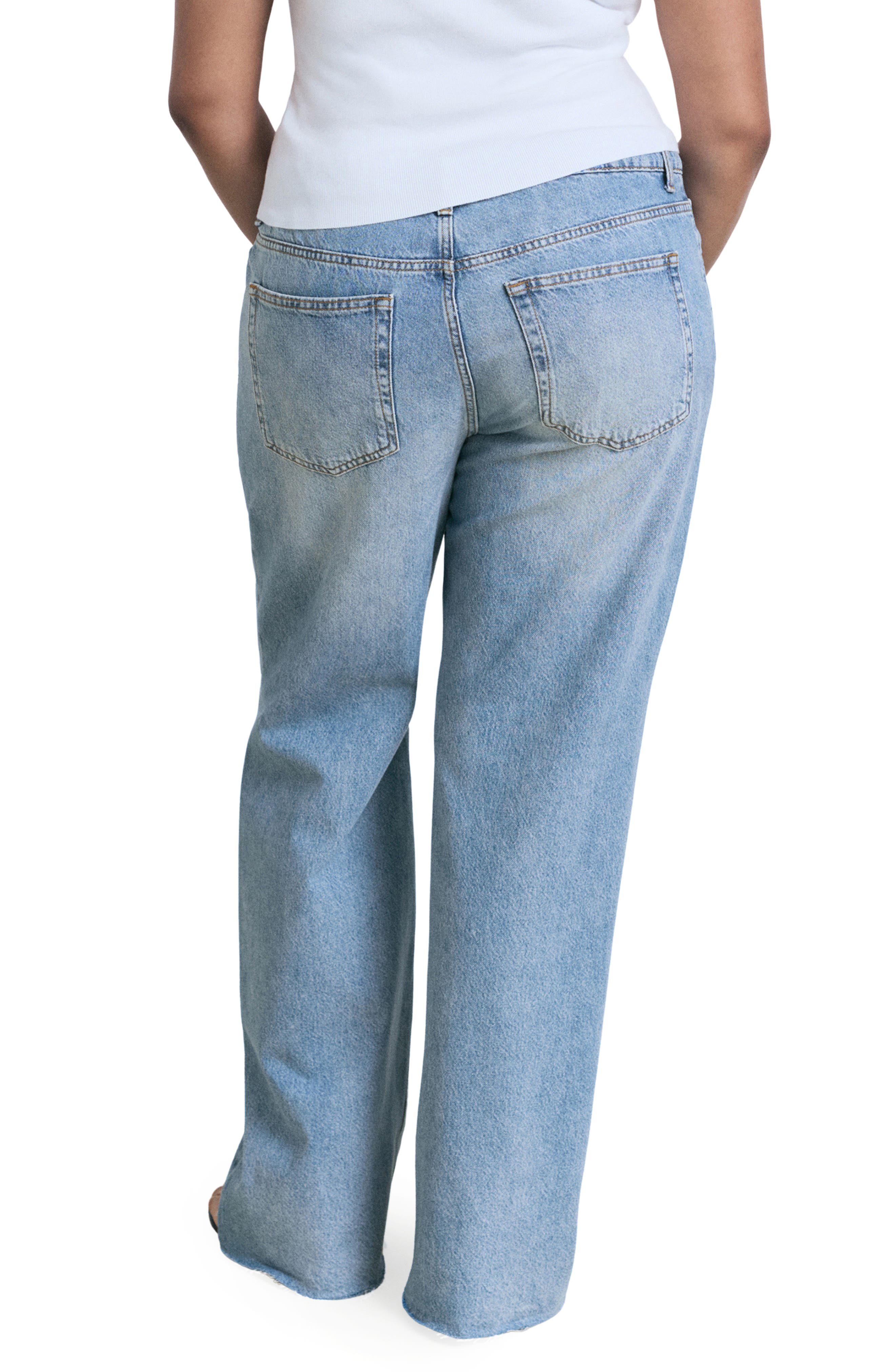 Danila Raw Hem High Waist Wide Leg Jeans - image 2