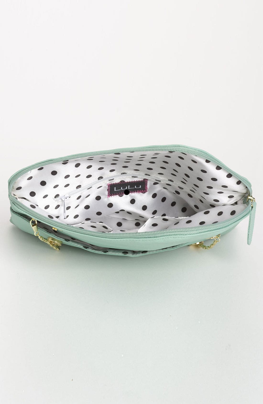 Lulu Zip Top Envelope Clutch, Alternate, color, 