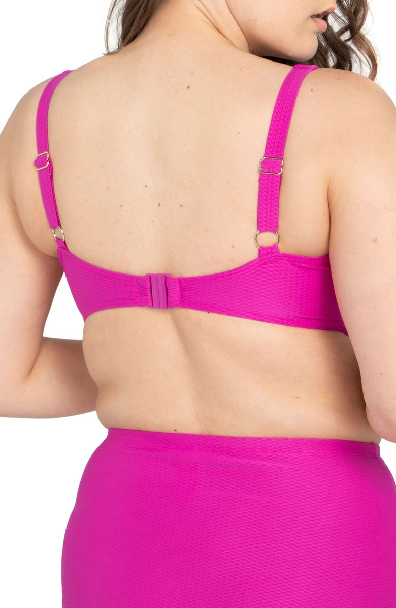 Artesands Serenade Delacroix D-Cup & Up Bikini Top, Alternate, color, Pink