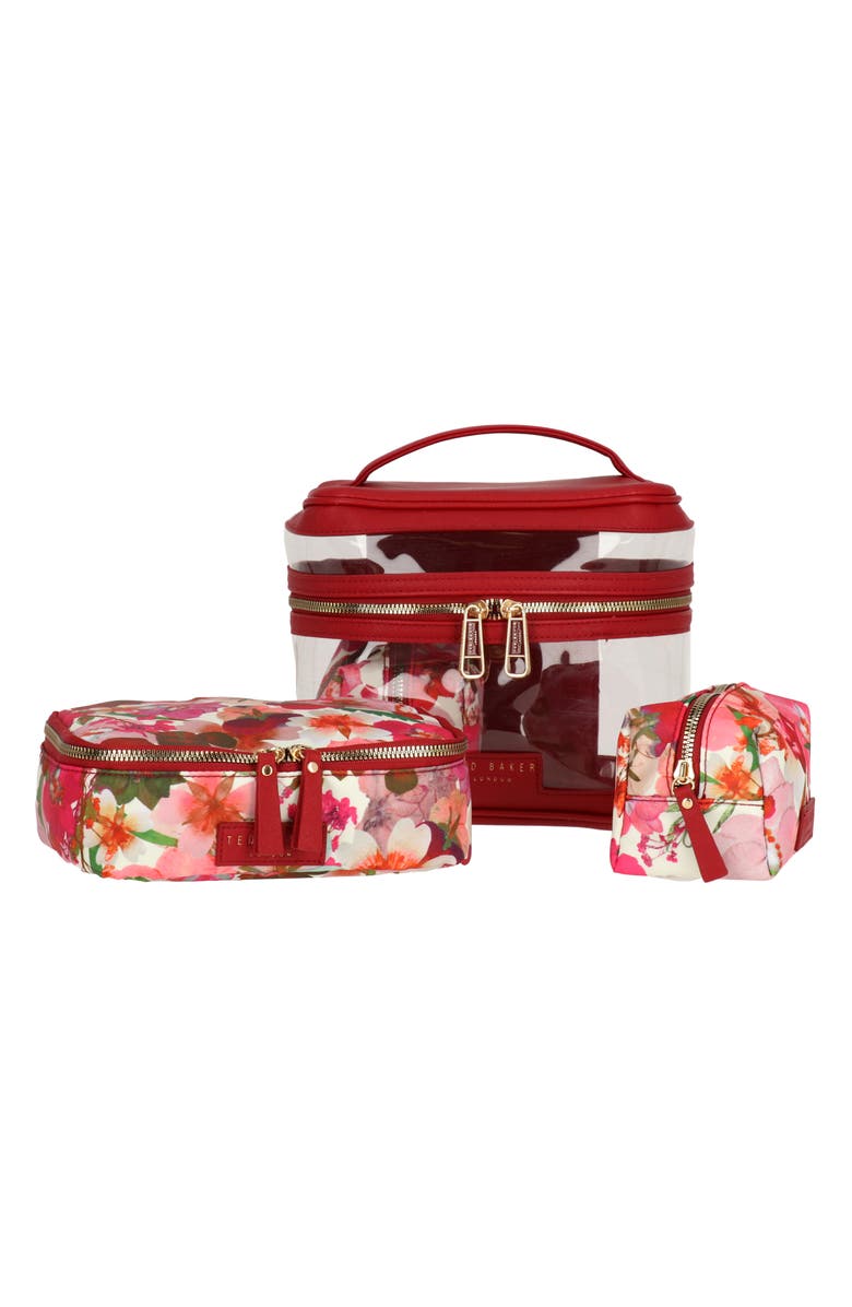 Ted Baker 4-Piece Train Case Set, Alternate, color, 