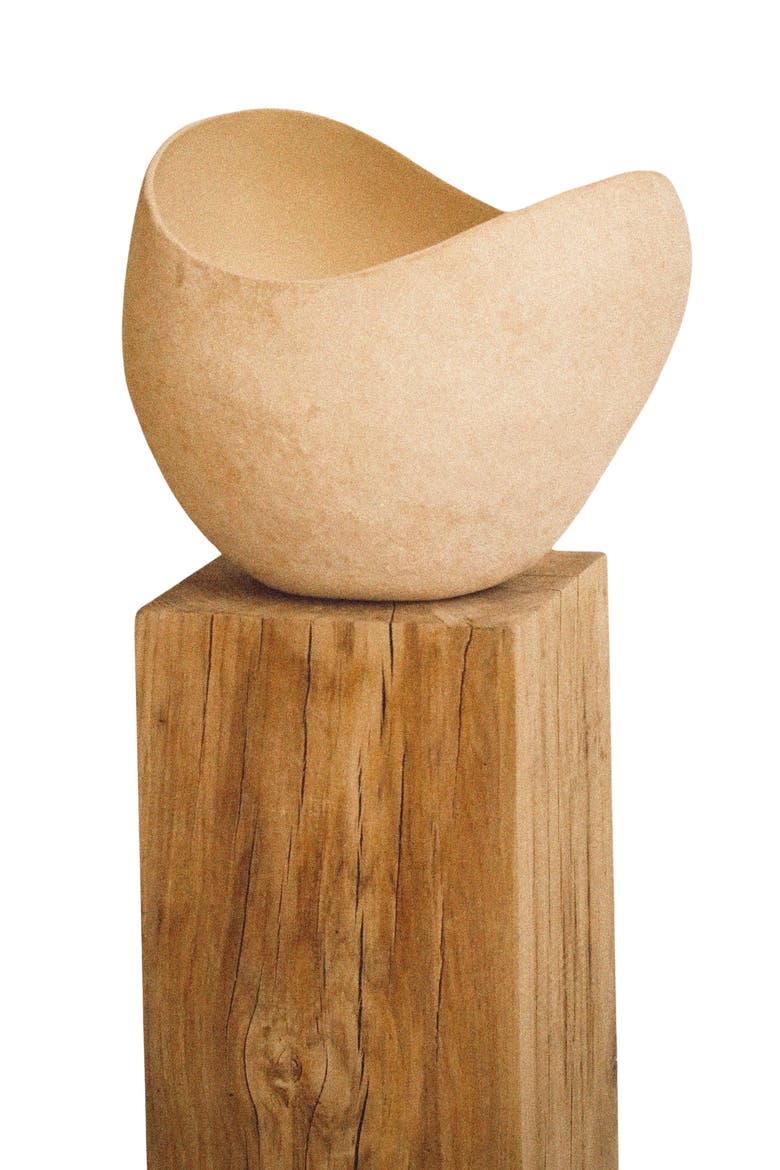 Ginger Beige Light Sculpture Candle, Main, color, GINGER BEIGE