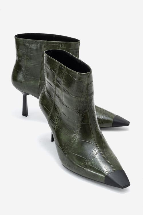 Prologue Shoes Rassel Pointed Toe Boot In Yellow