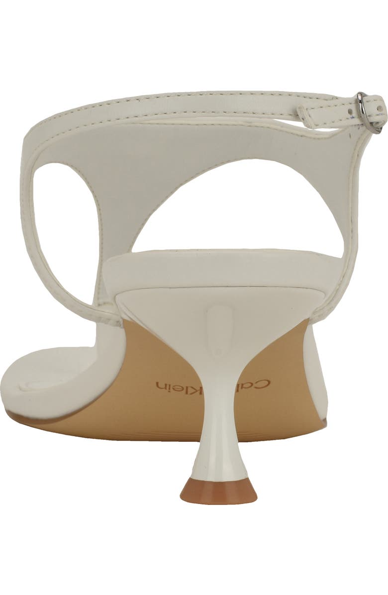Calvin Klein Portia Ankle Strap Sandal, Alternate, color, White
