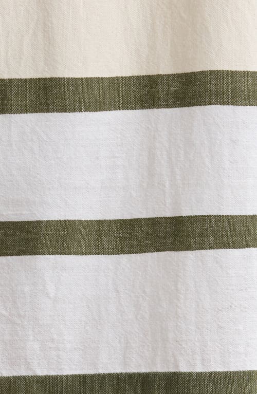 Lemlem Elina Stripe Cotton Blend Caftan In Entoto Sage
