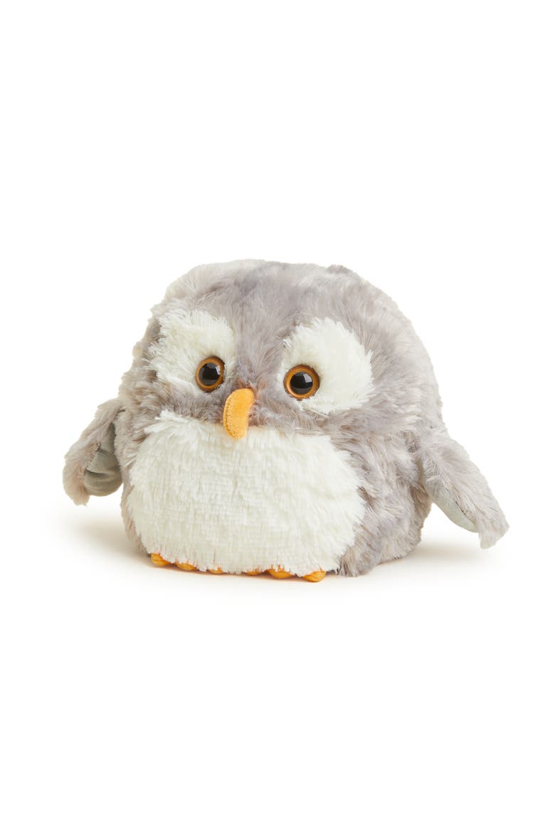 Owl Plush Toy, Main, color, Medium Gray