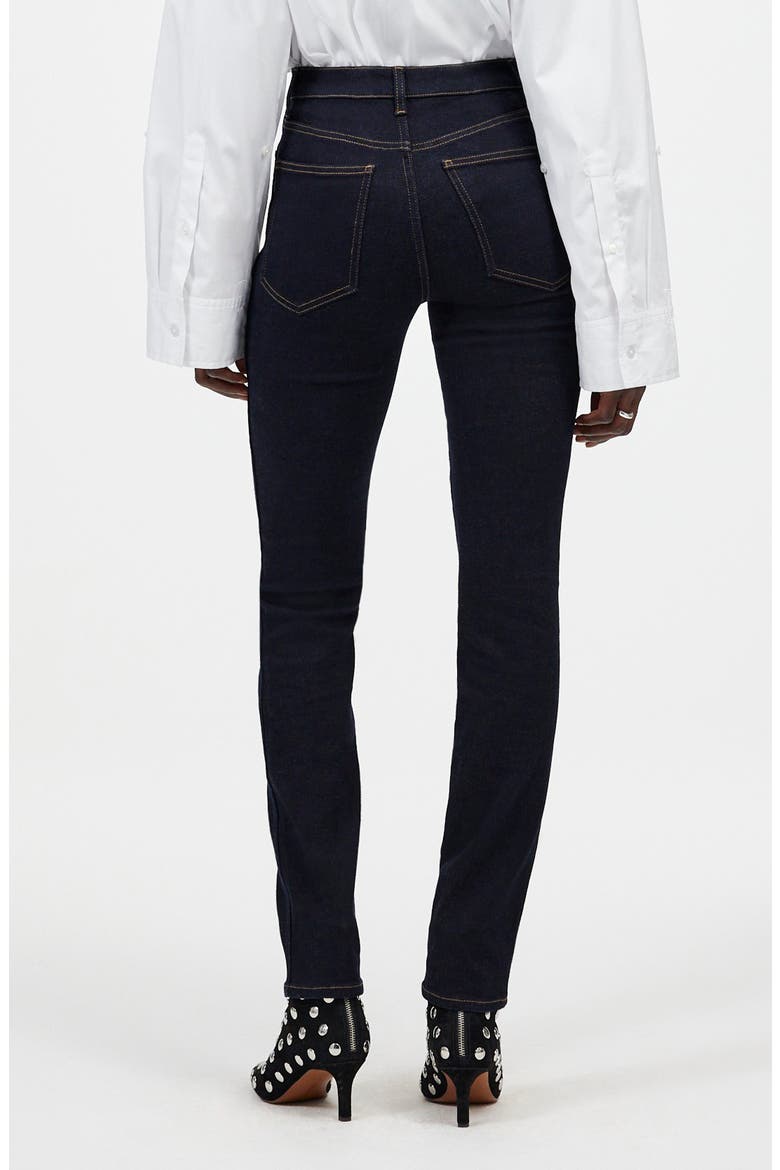 Mid-Rise Stovepipe Jeans, Alternate, color, RINSE WASH