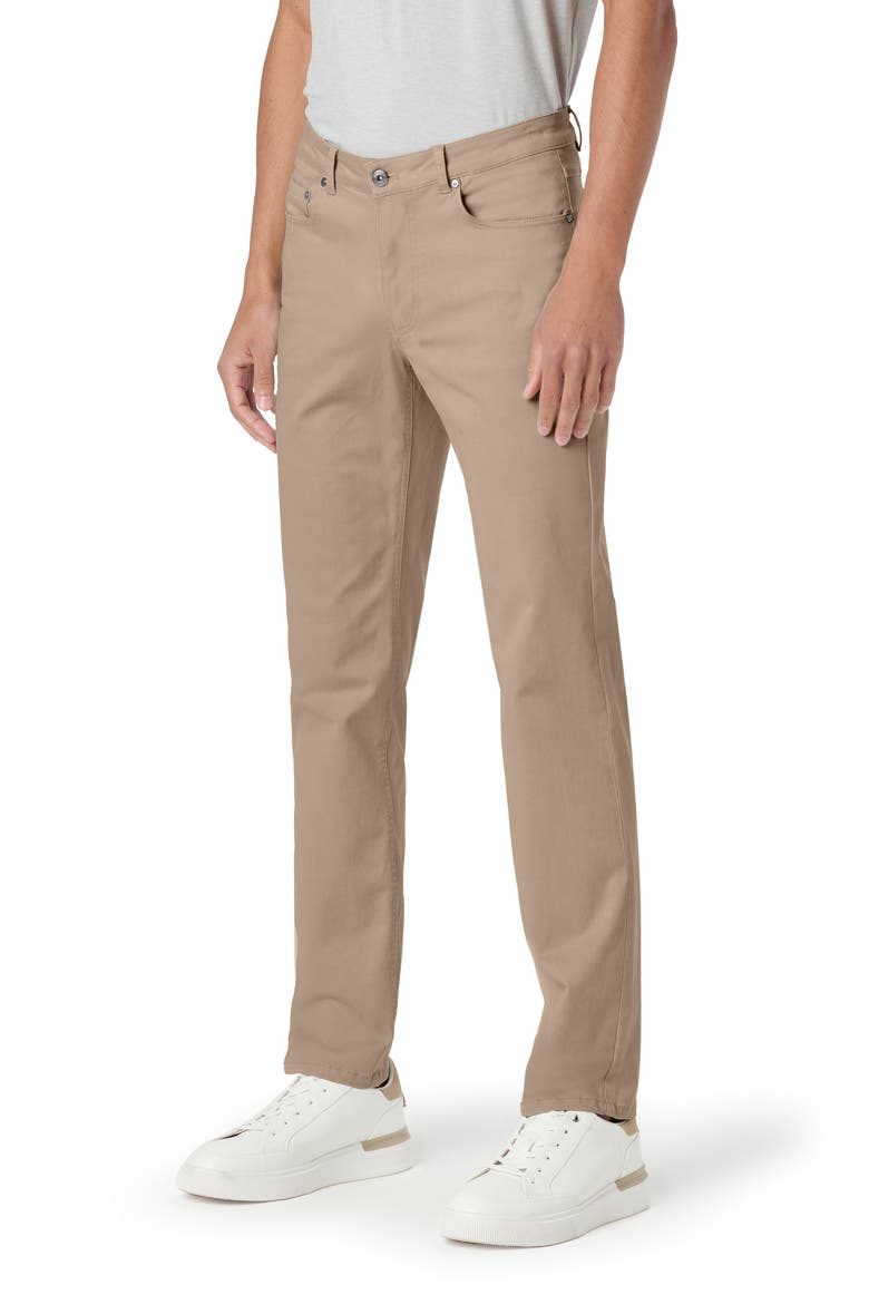 Preston Straight Leg Five Pocket Pants, Main, color, BEIGE