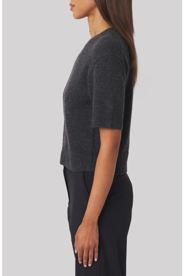 Sally Cashmere Sweater, Alternate, color, BLACK HEATHER/ GREY