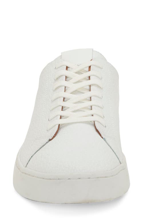 Vince Camuto Hallman Leather Sneaker In White