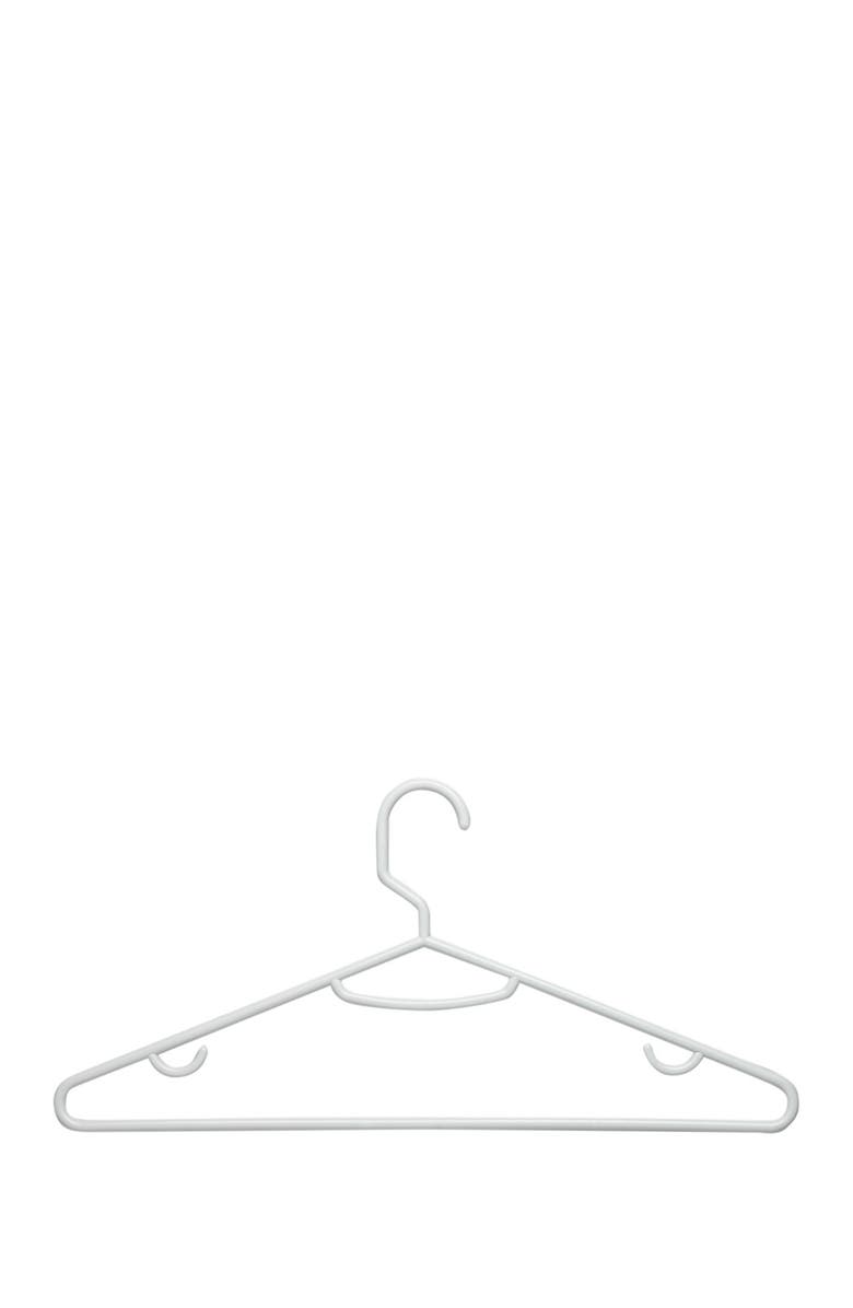 HONEY-CAN-DO Recycled White Hangers - Pack of 60, Main, color,