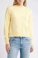CITY BLUES Mock Neck Raglan Sleeve Sweater