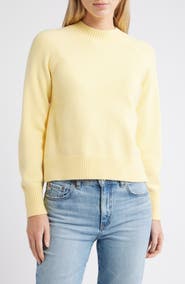 CITY BLUES Mock Neck Raglan Sleeve Sweater