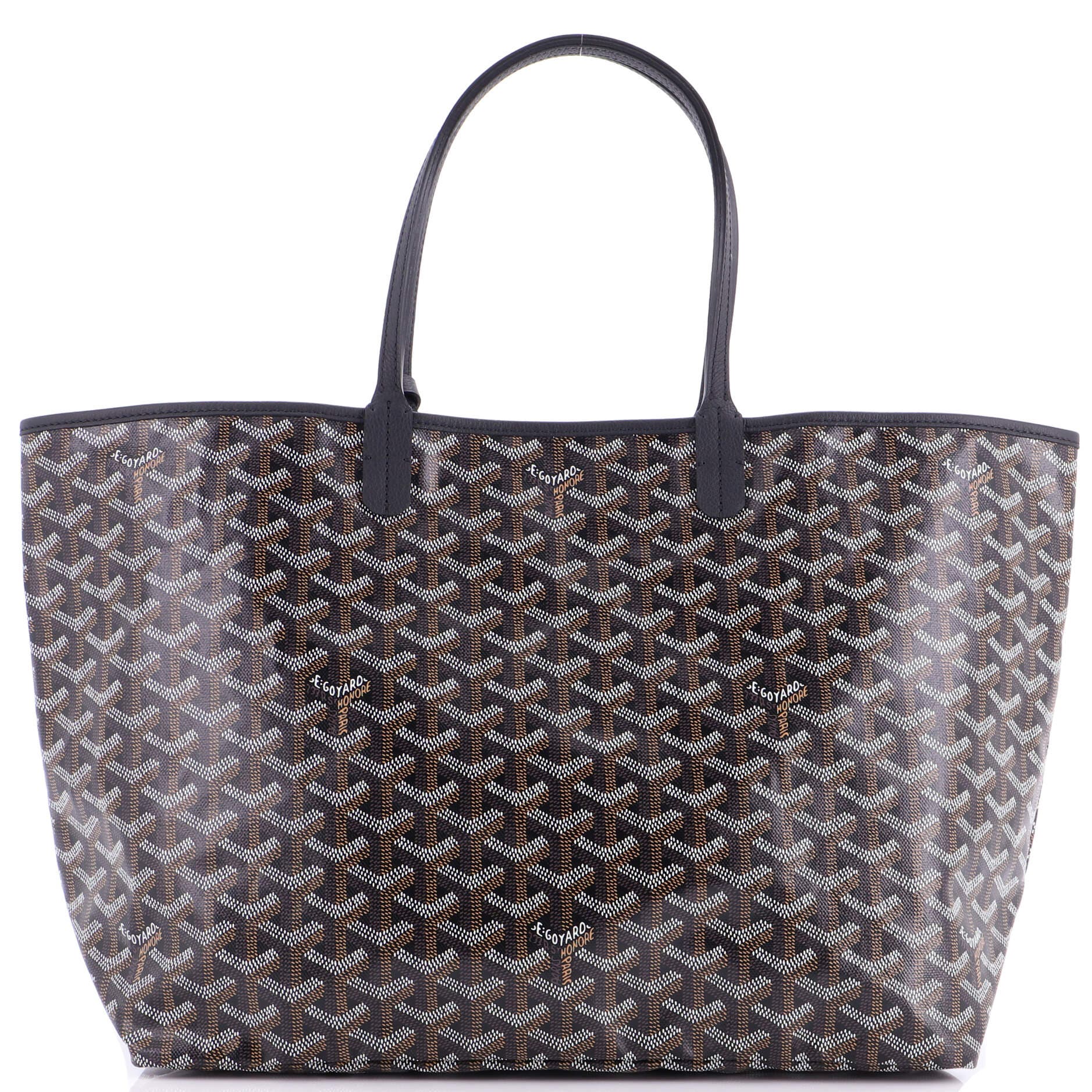 Pre-Owned Goyard Saint Louis Tote Coated Canvas PM, Main, color, 