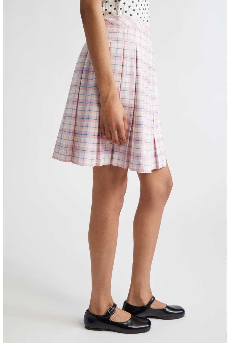 Astra Plaid Pleated Skort, Alternate, color, PINK MULTI