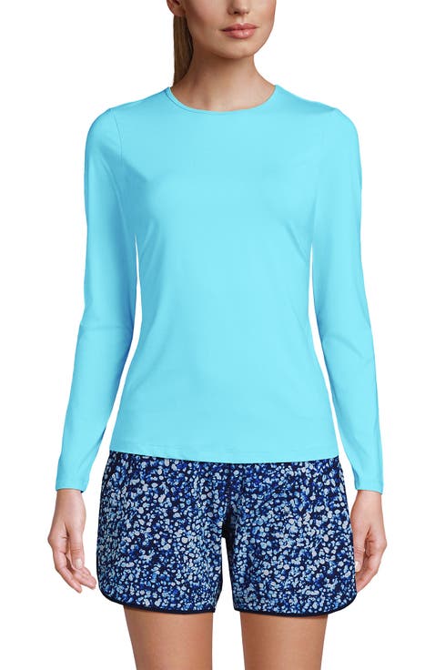 SunShade UPF 50 Long Sleeve Rash Guard Swim Tee
