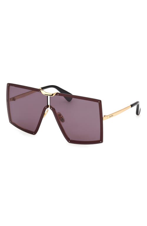 Max Mara 69mm Shield Sunglasses In Multi