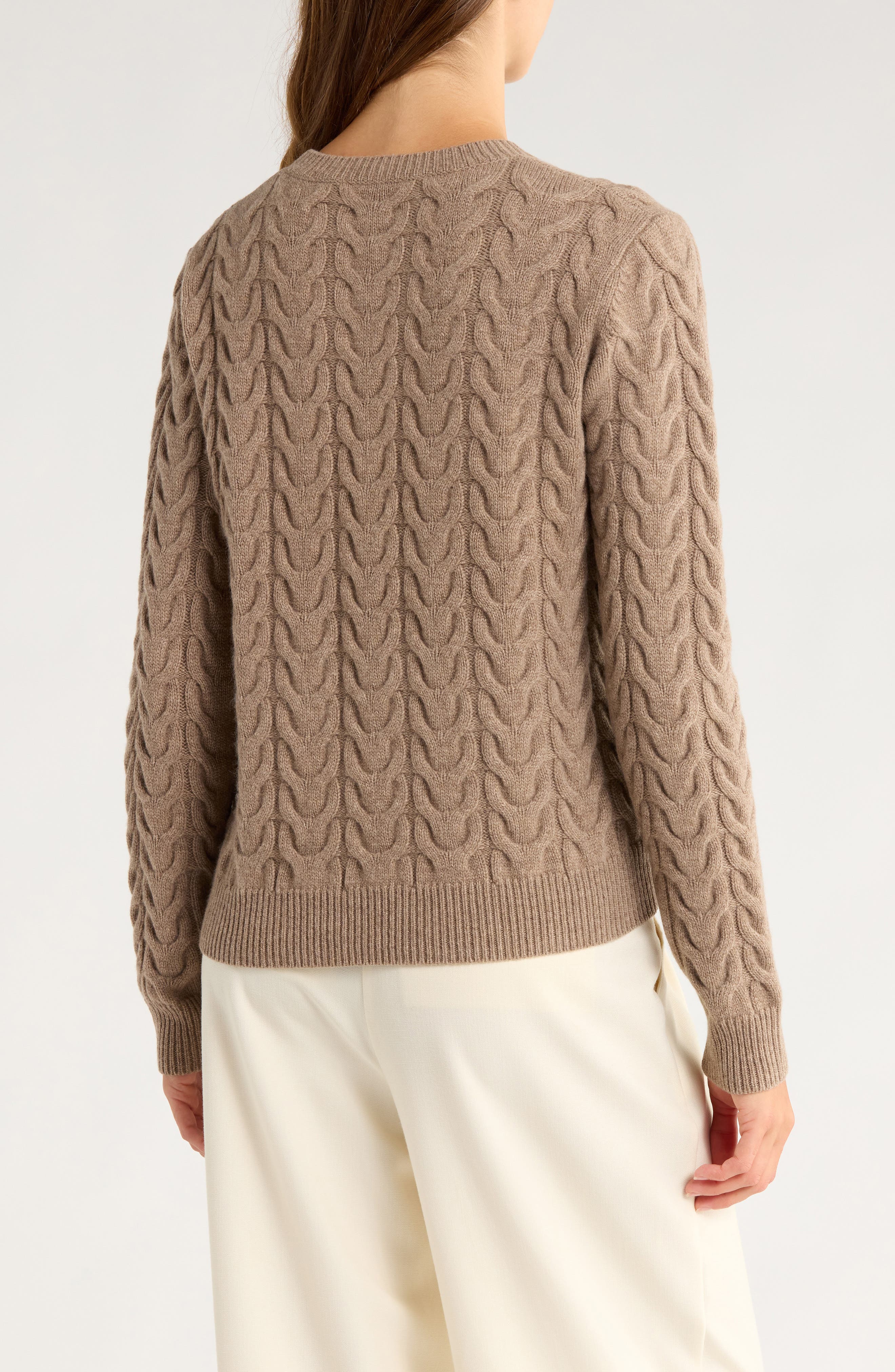 Aramis Cashmere Cable Knit Sweater - image 2
