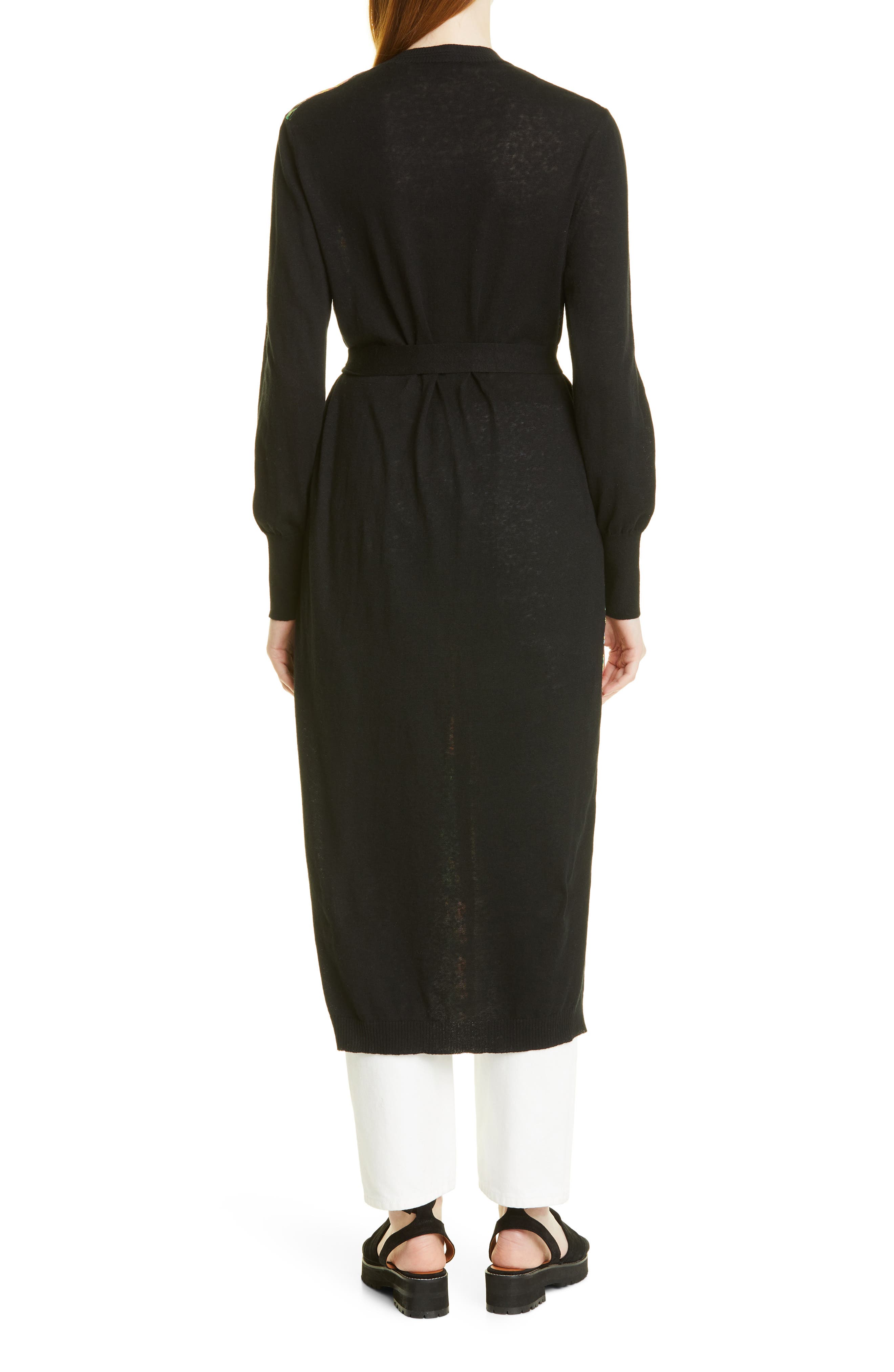 Ted Baker London Tilja Floral Belted Longline Cardigan (Women) | Nordstrom