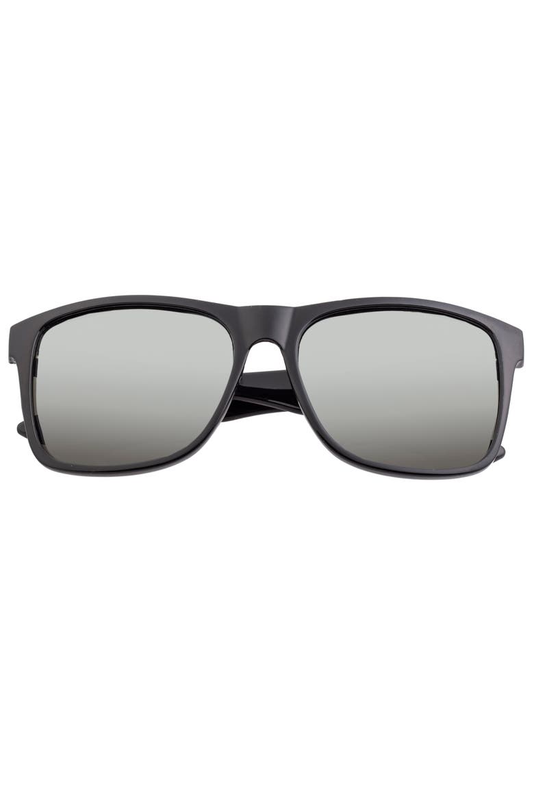 Solaro Polarized Sunglasses, Alternate, color, Black/Silver