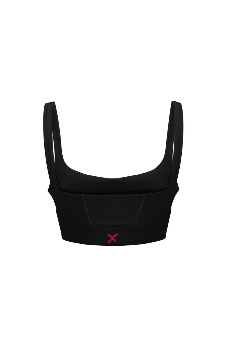 PCFG Bra With Stitch Detail, Alternate, color, Black