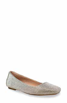 CHASE AND CHLOE Rhinestone Flat
