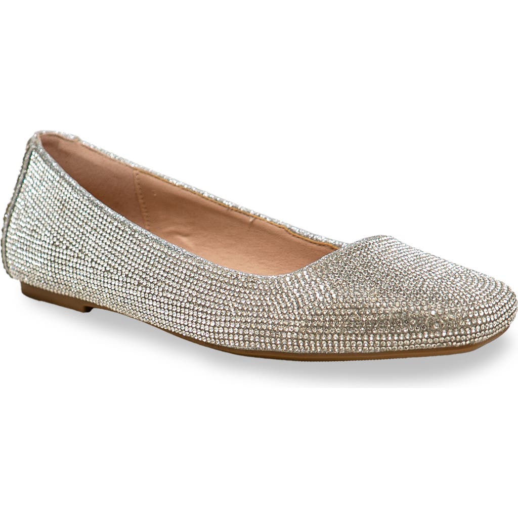 Chase & Chloe Chase And Chloe Rhinestone Flat