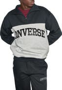 Converse Chuck Color Block Half Zip Sweatshirt