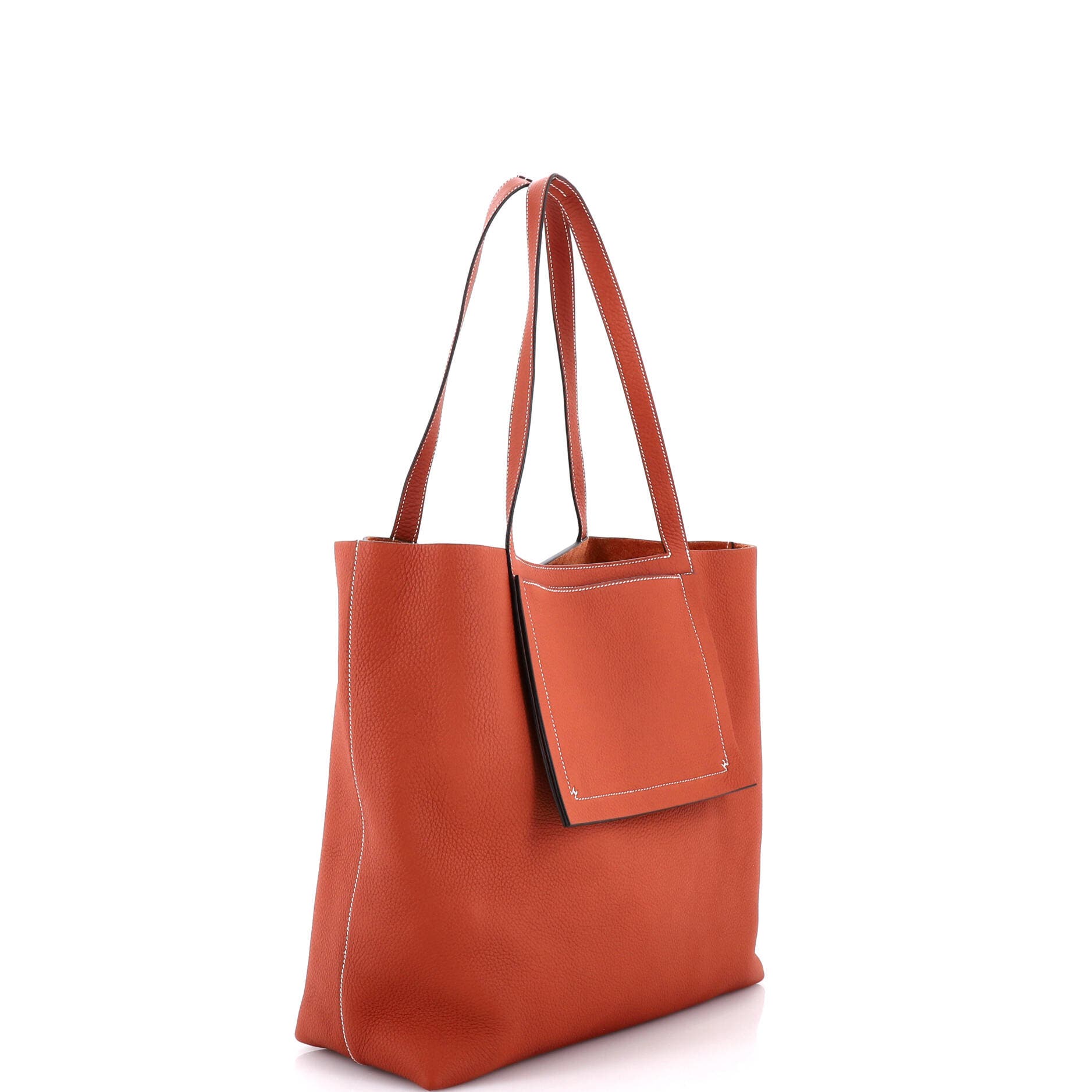 Pre-Owned Hermes Cabasellier Tote Clemence 46, Alternate, color, Cuivre