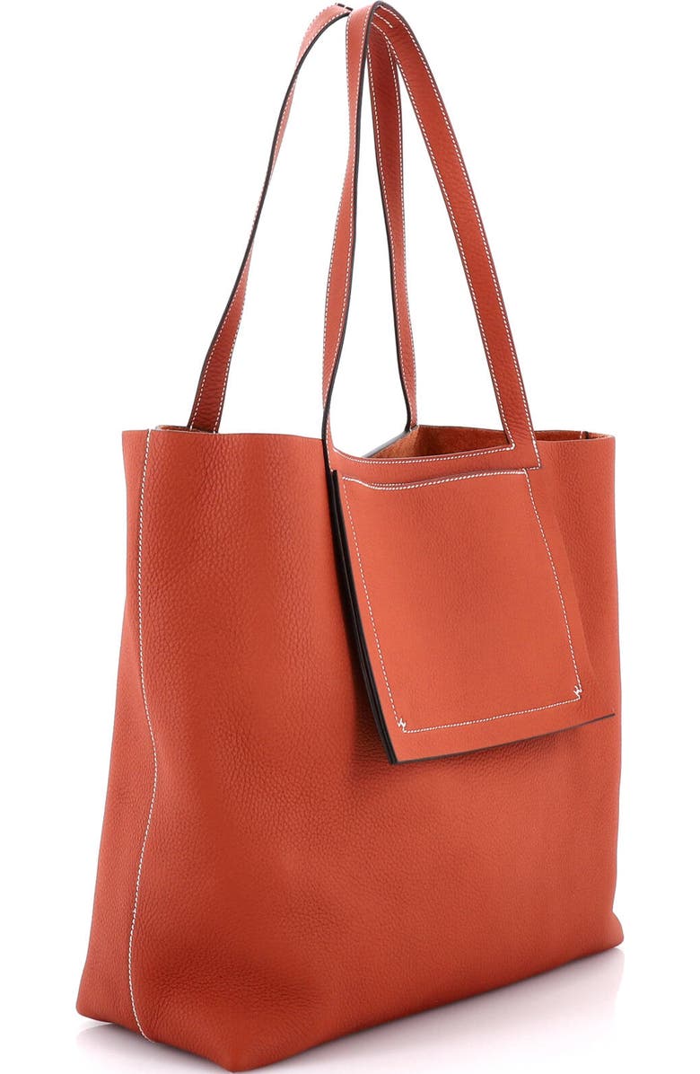 Pre-Owned Hermes Cabasellier Tote Clemence 46, Alternate, color, Cuivre