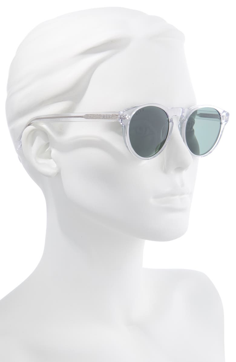 DIFF Cody 50mm Polarized Round Sunglasses, Alternate, color,