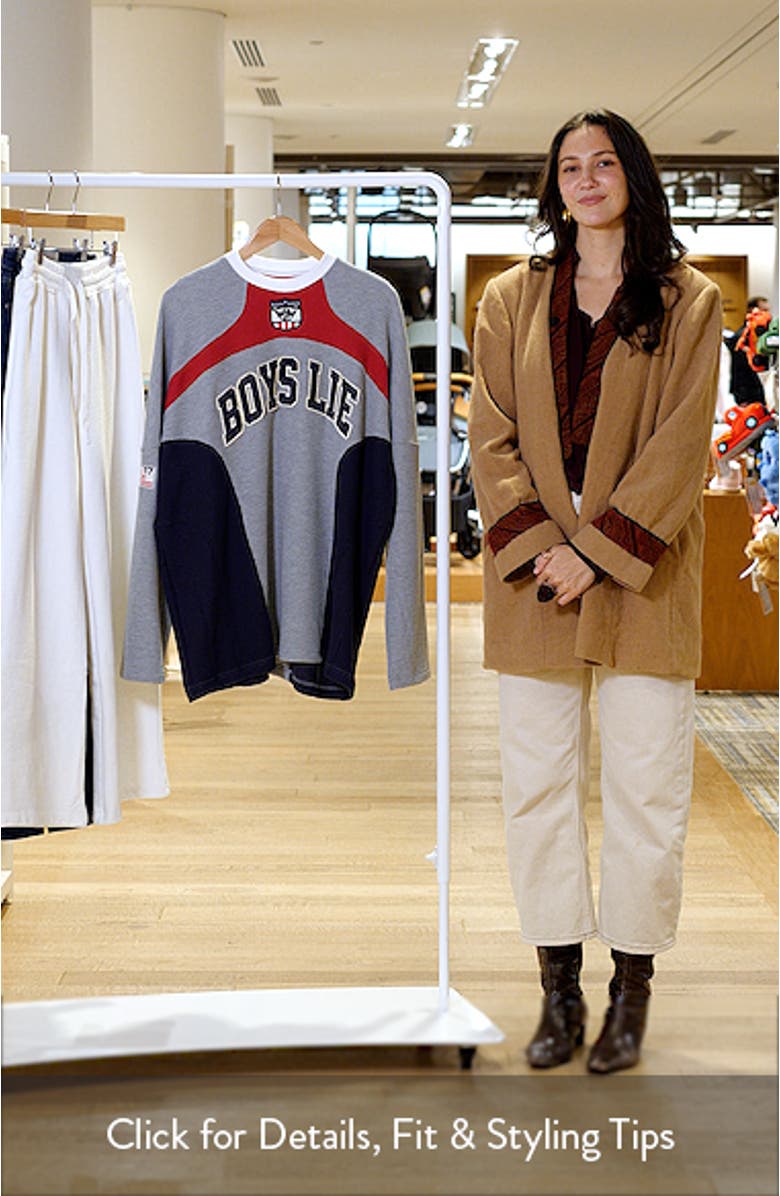 Goal Digger Long Sleeve Waffle Knit Top, sales video thumbnail