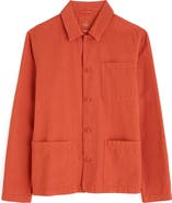 Seasalt Cornwall Well Wright Organic Cotton & Linen Shirt Jacket