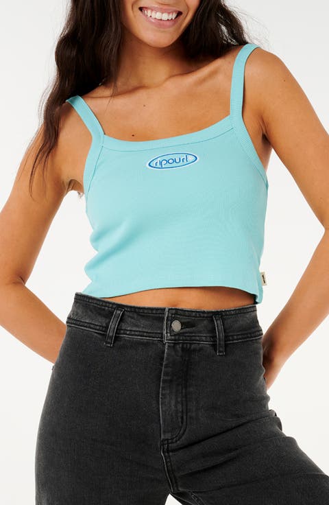 Neon Isles Cotton Graphic Baby Tank