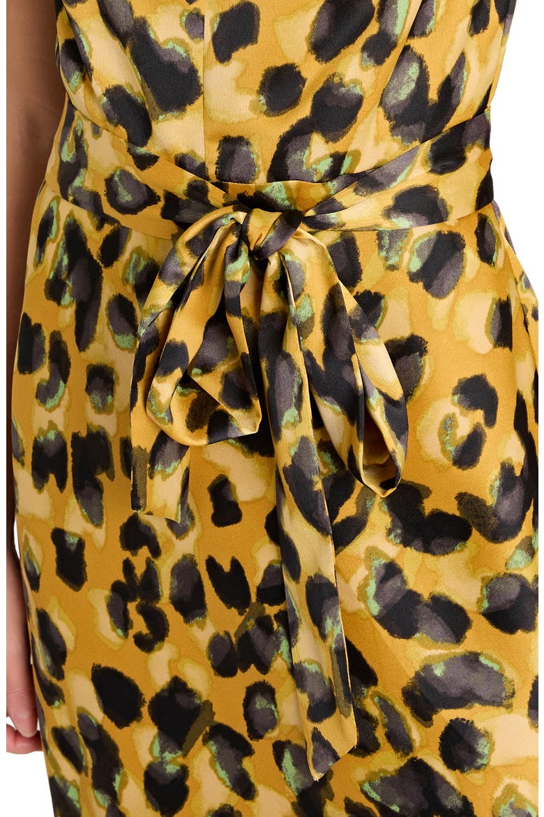 Belted Sleeveless Midi Dress, Alternate, color, GINGER SAPHIRE