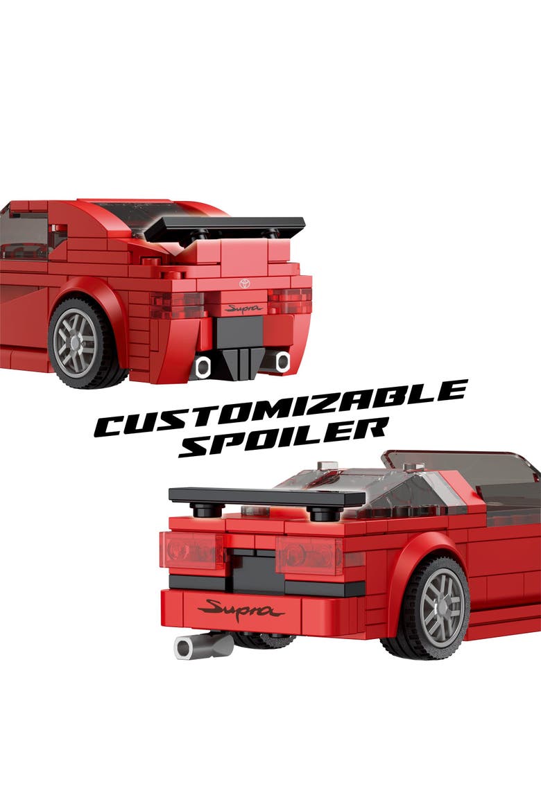 Toyota Supra Now & Then Building Set, Alternate, color, Brown
