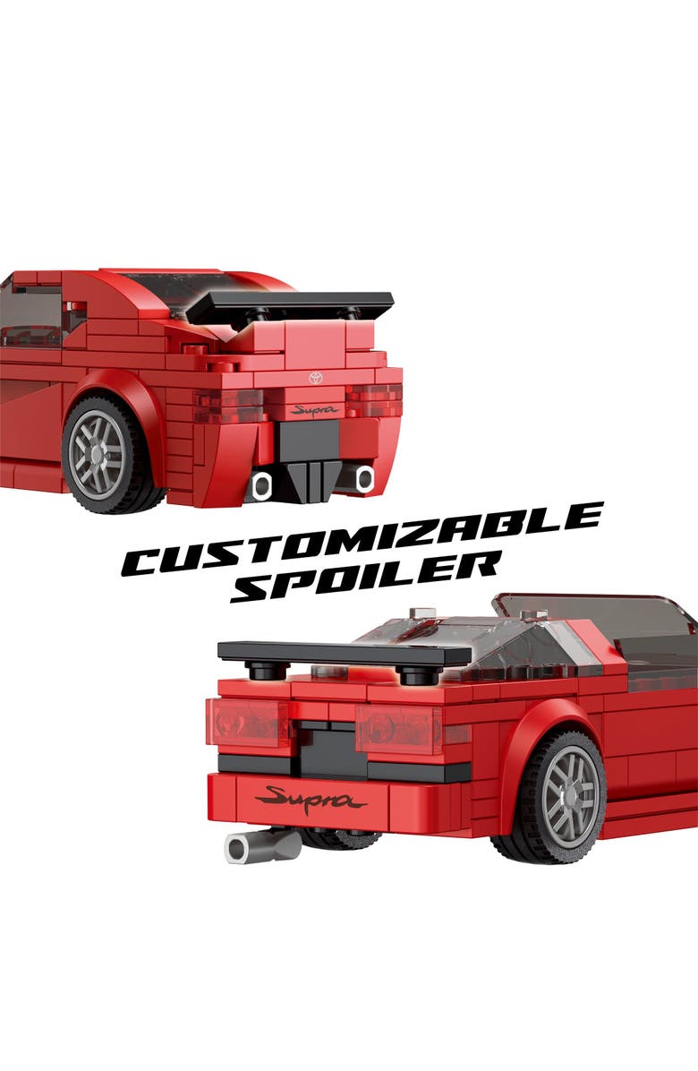 Brickcraft Toyota Supra Now & Then Building Set, Alternate, color, Brown