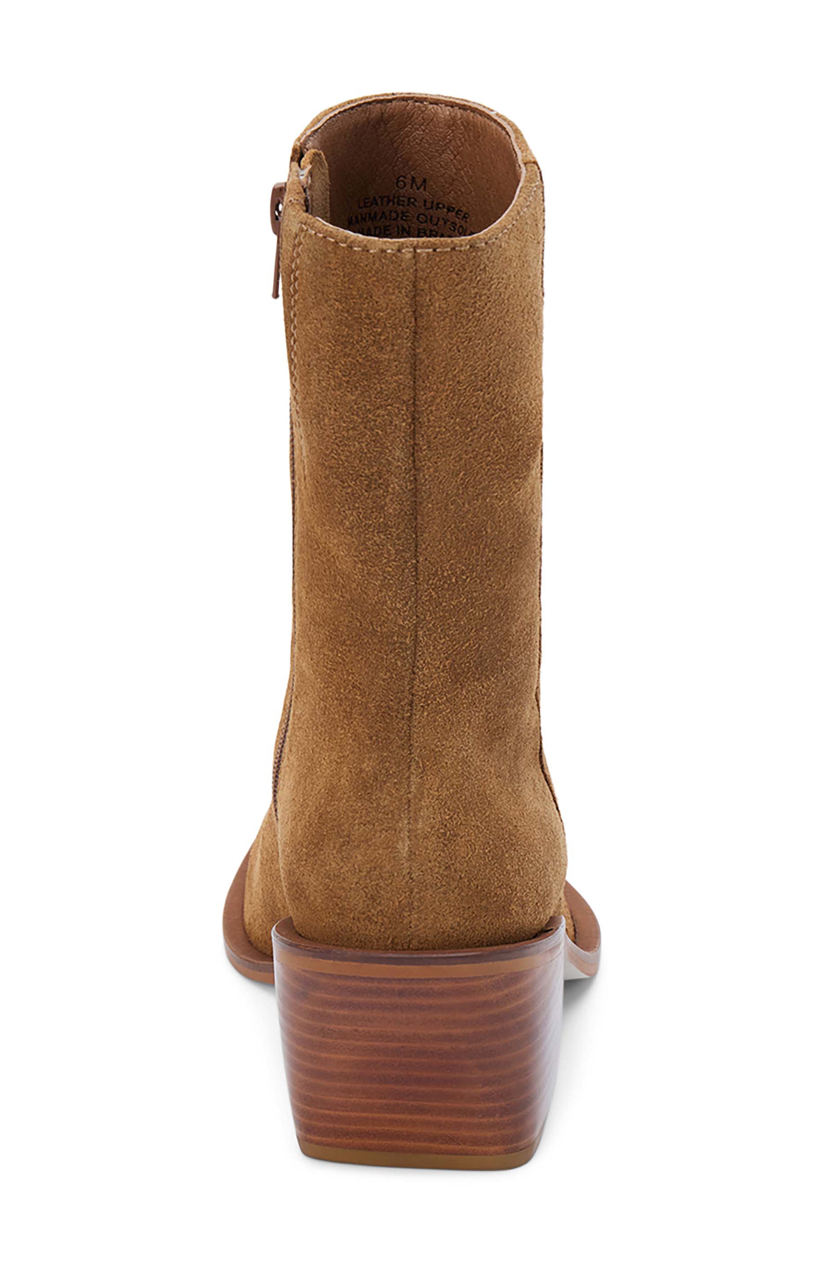 Matisse Cleo Pointed Toe Bootie, Alternate, color, Bourbon