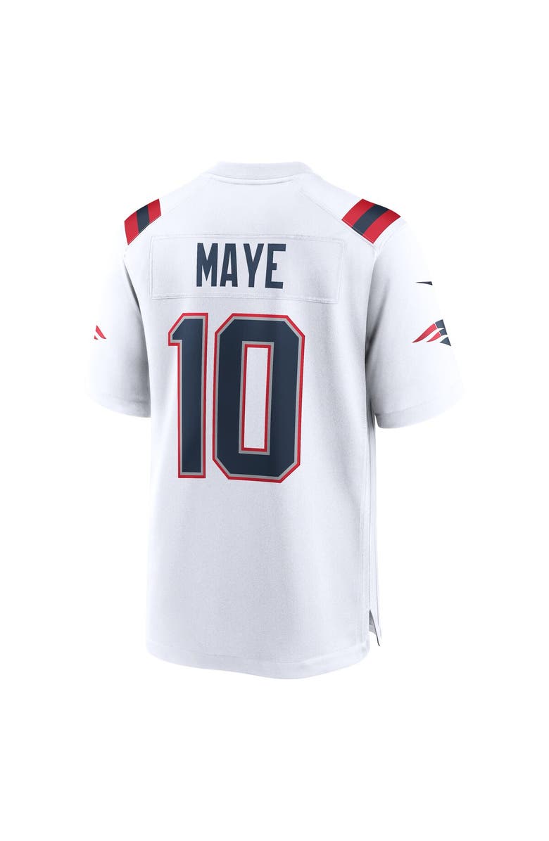 Nike Men's Nike Drake Maye White New England Patriots  Player Game Jersey, Alternate, color, White