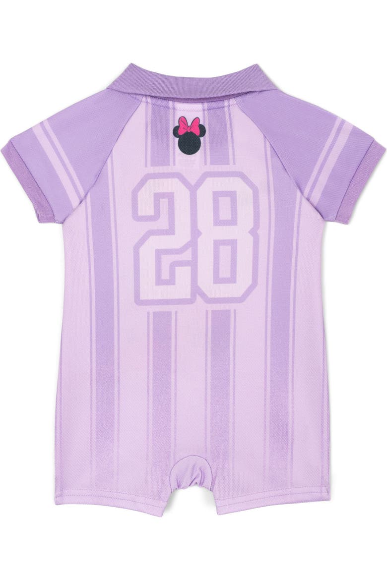 Minnie Mouse One Piece Romper, Alternate, color, Violet Minnie