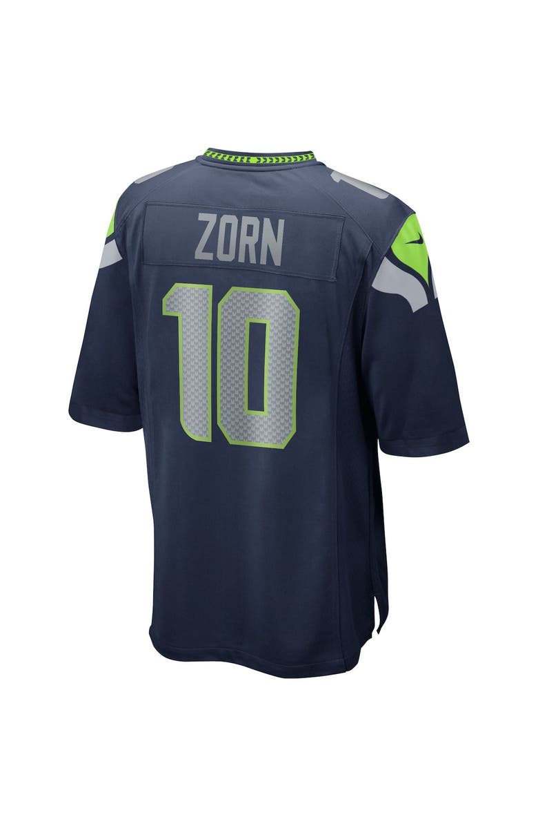 Nike Men's Nike Jim Zorn College Navy Seattle Seahawks Game Retired Player Jersey, Alternate, color, 