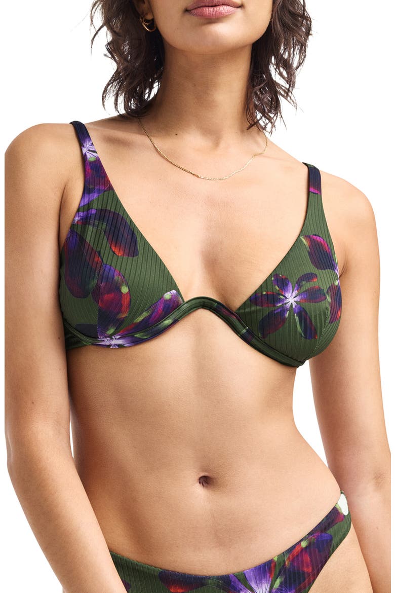 Maisie Underwire Bikini Top, Main, color, WATERCOLOR ORCHID
