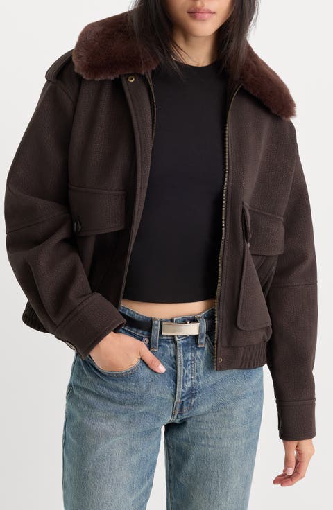 Better Than Leather Faux Leather Bomber Jacket