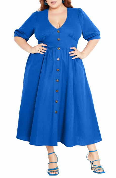 Sunset Stroll Fit & Flare Dress
