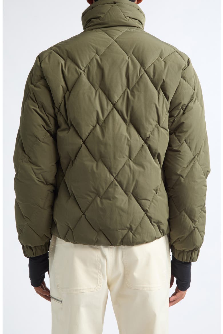 Bramans Down Bomber Jacket, Alternate, color, GREEN